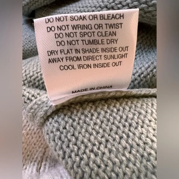 SABO Australia Knit Playsuit Romper Medium Cream Sage Striped Bell Sleeve Lounge - Picture 7 of 8